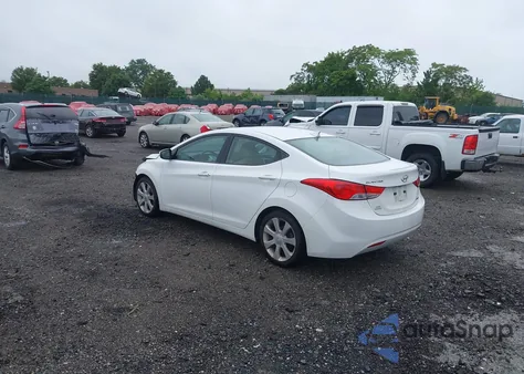 2013 Hyundai Elantra Gls/Limited from USA, damaged, VIN 5NPDH4AE8DH447180
